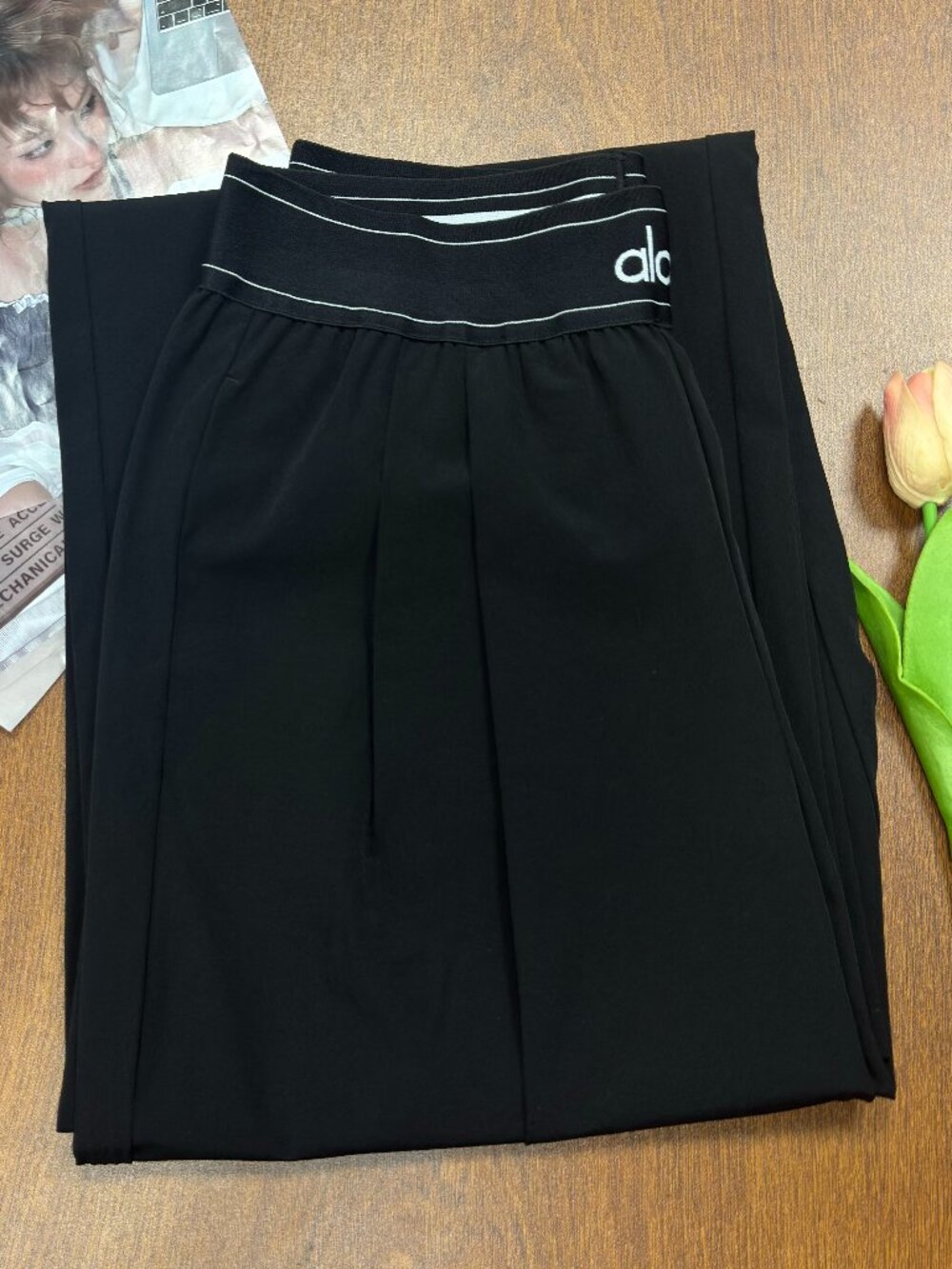 πNWT ALO Yoga Suit Up Trouser BlackπΌ(Regular30 inches) - Picture 5 of 9